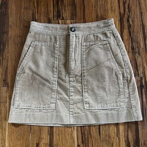 H&M Corduroy Skirt
